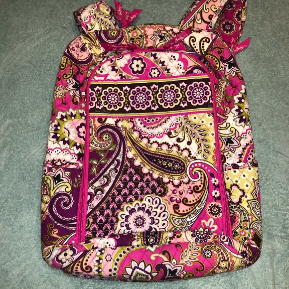 Vera Bradley Very Berry Paisley laptop backpack